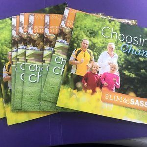 LOT of 8 Choosing change Slim & Sassy Doterra program catalog info